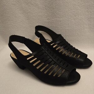 Chic Black Women's Slingback Heels